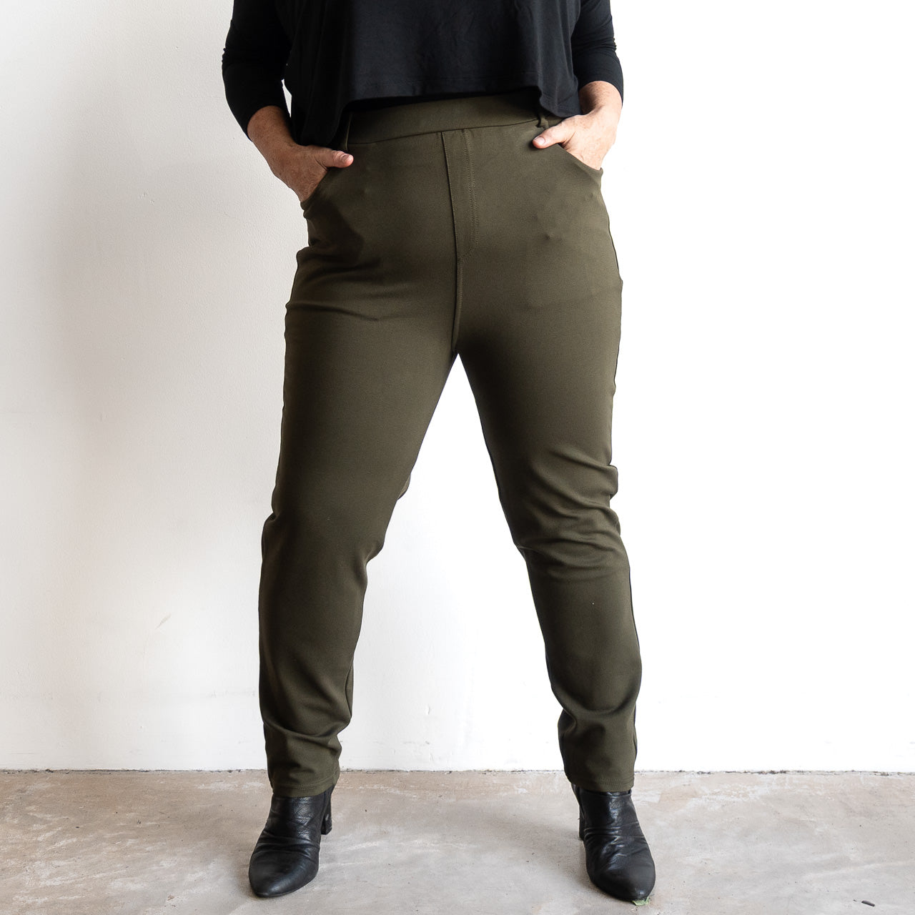 Ponte Pant Straight Leg by Orientique Australia - 4669