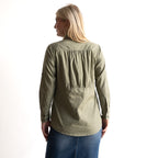 Poplin Pocket Shirt Blouse - 42244