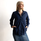Poplin Pocket Shirt Blouse - 42244
