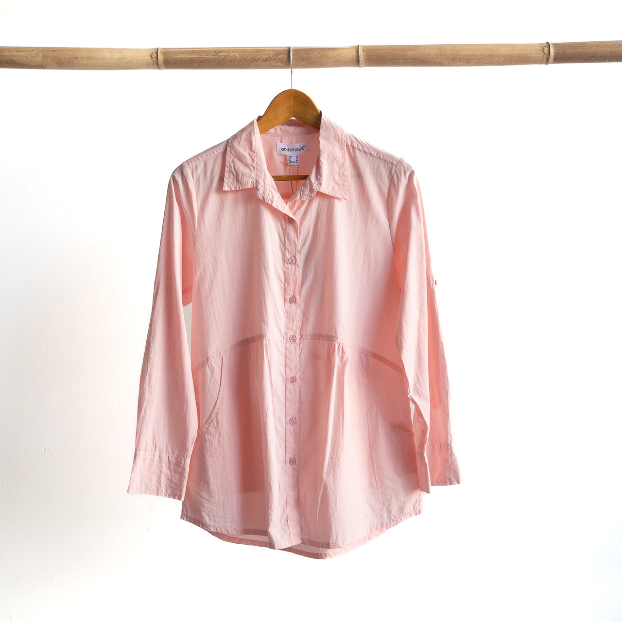 Poplin Pocket Shirt Blouse - 42244