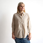Poplin Pocket Shirt Blouse - 42244