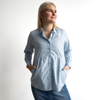 Poplin Pocket Shirt Blouse - 42244