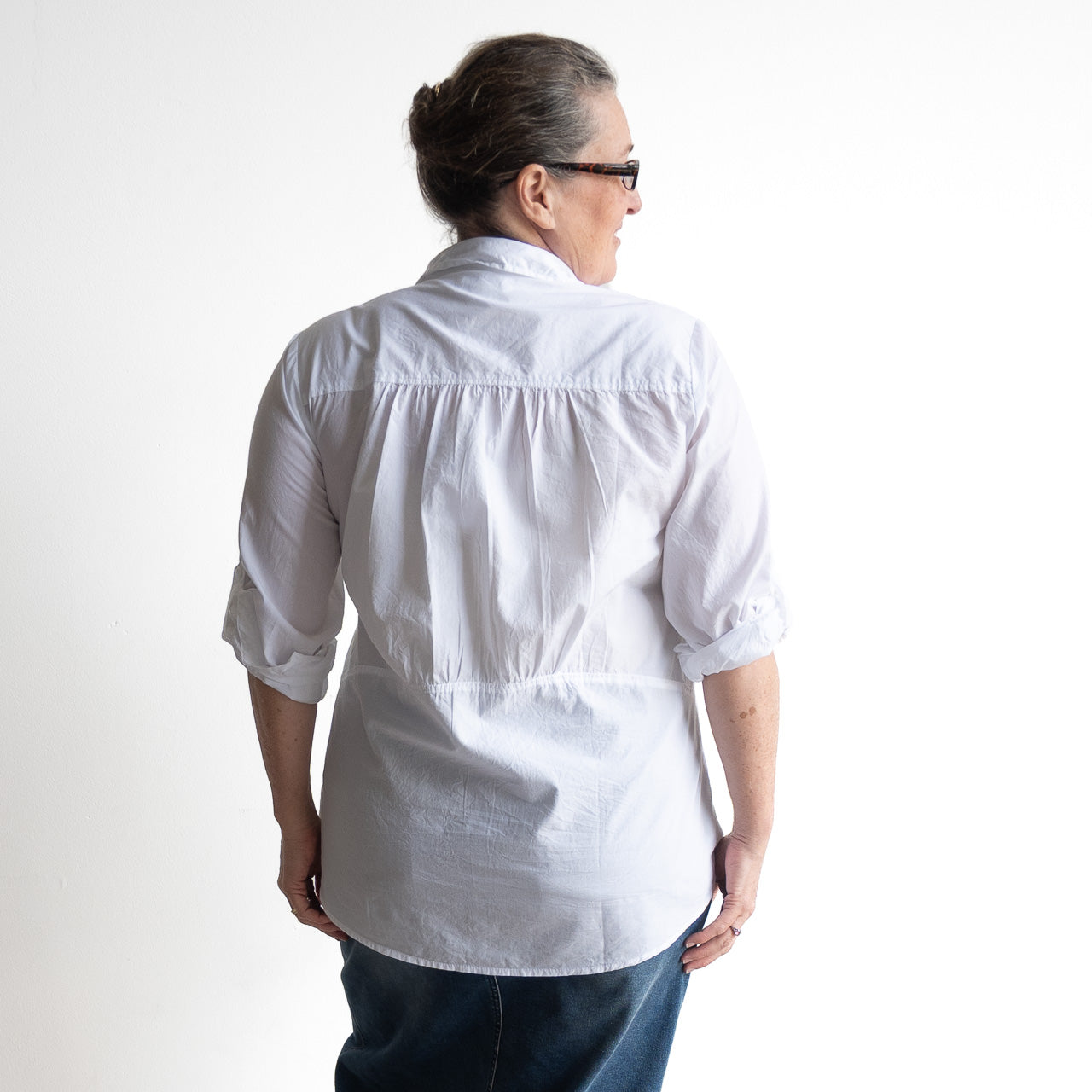 Poplin Pocket Shirt Blouse - 42244