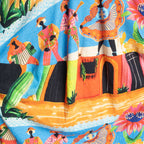 Postcard Cotton Dress - Mexicana - 21880M