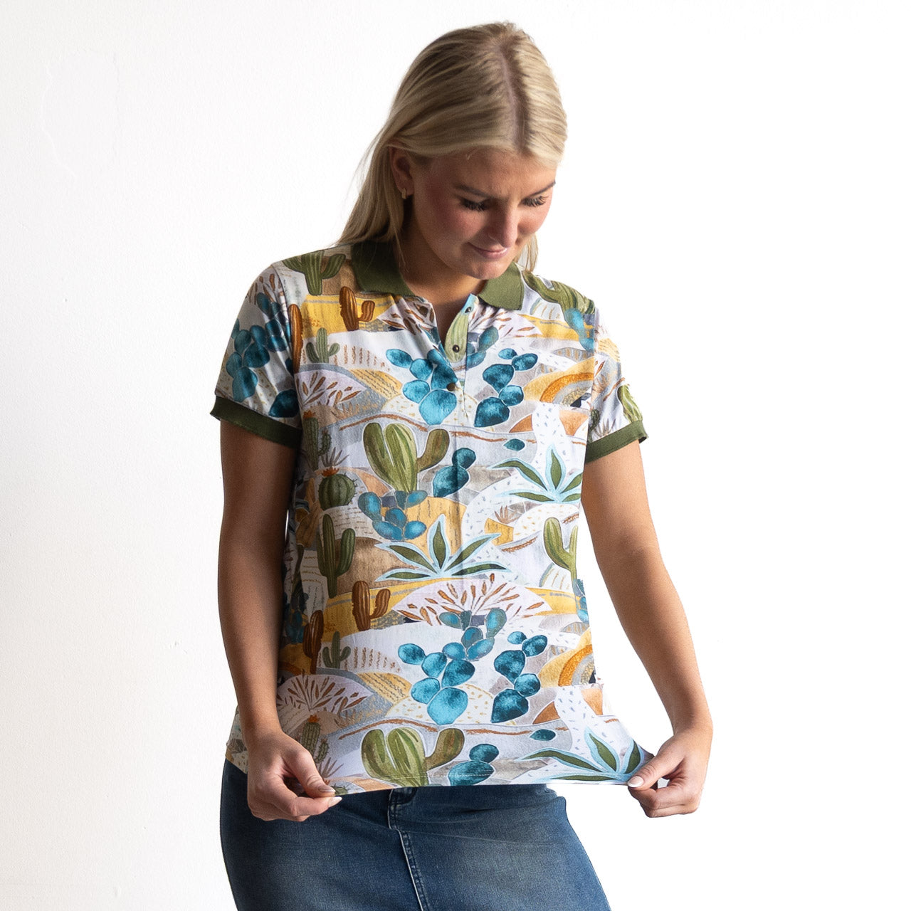 Postcard Polo Shirt - Desert - 82007