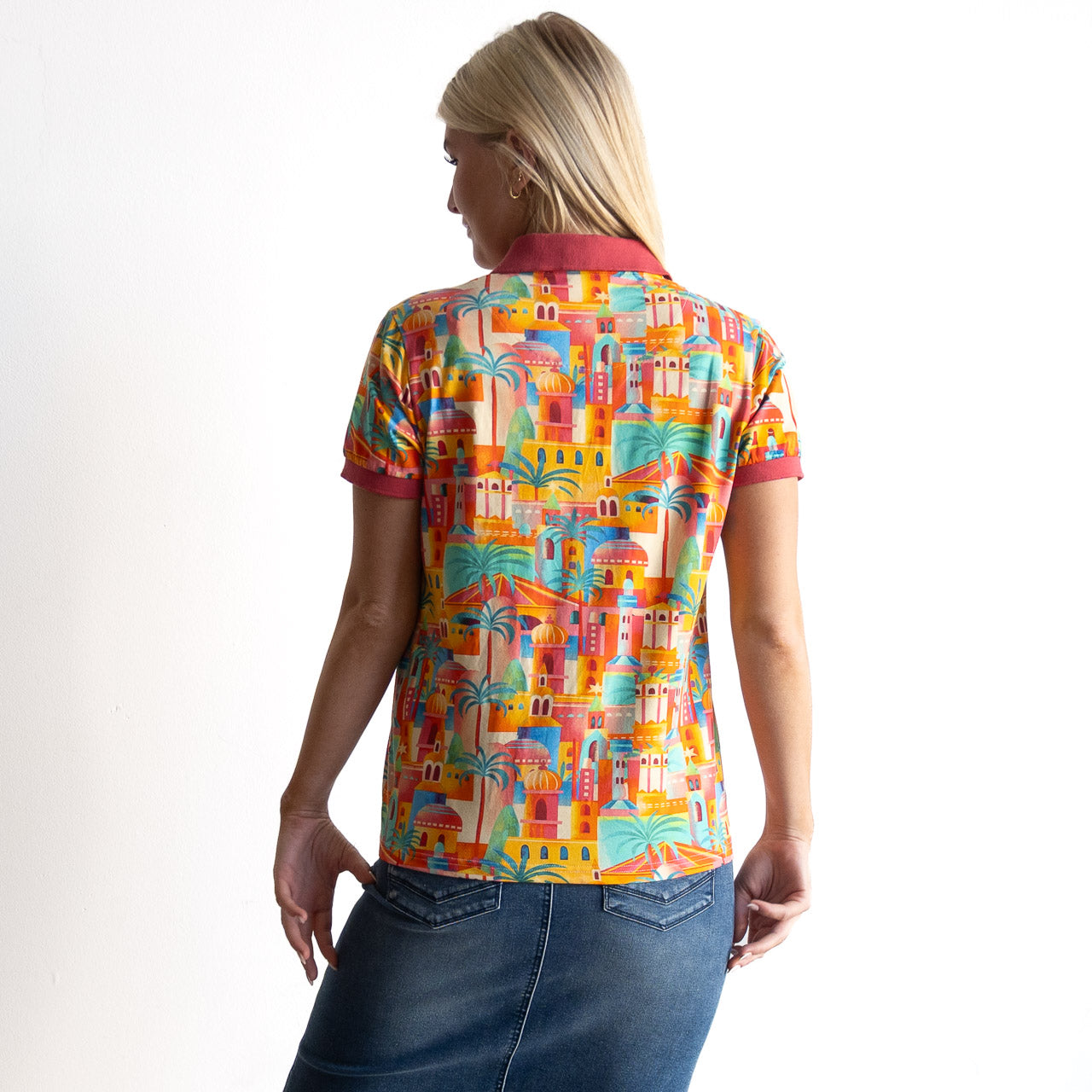 Postcard Polo Shirt - Moorish - 82007