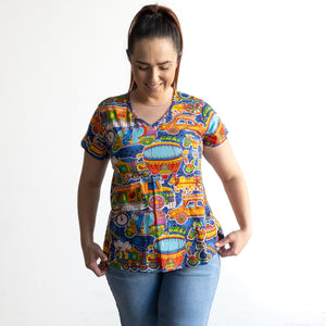 Postcard T-Shirt by Orientique Australia - Dilli - 32448