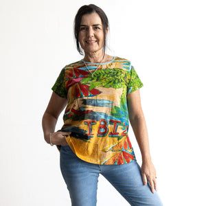 Postcard T-Shirt by Orientique Australia - Ibiza - 23097I
