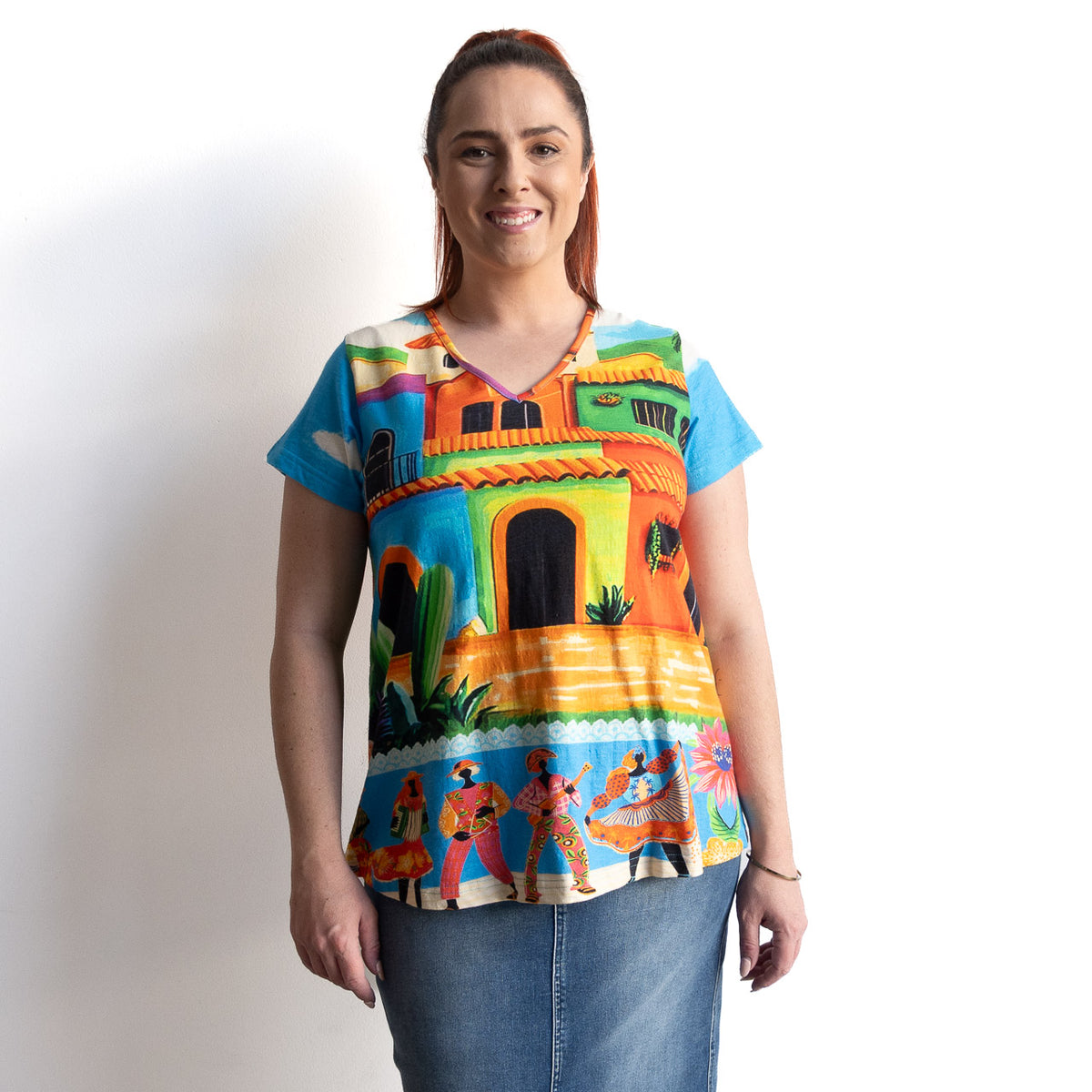 Postcard T-shirt - Mexicana - 23183M
