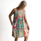 Postcard Twist It Shift Dress - Foulard - 61052