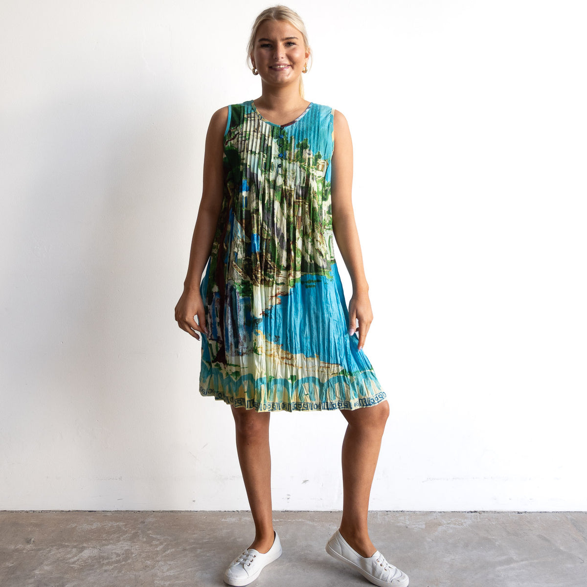 Postcard Twist It Shift Dress - Tulum - 61033
