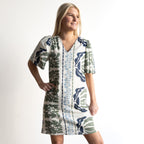 Puff Sleeve Shift Dress - Liberte - 40294