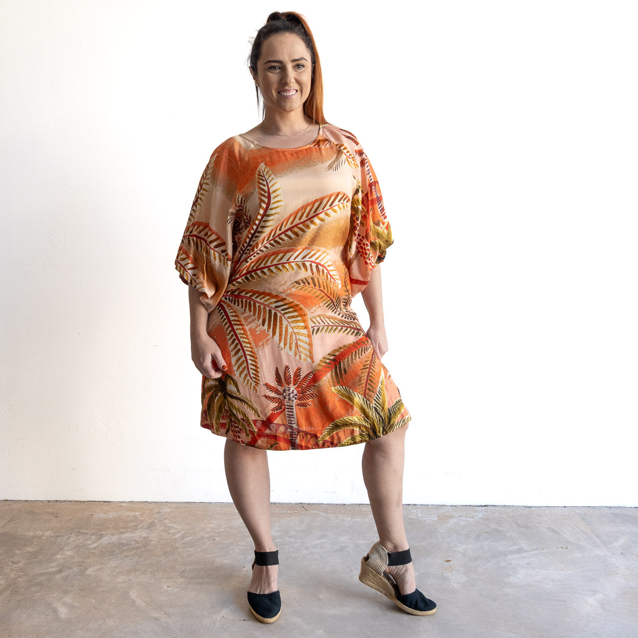 Puff Sleeve Dress by Escape - Martina - 30122