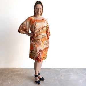 Puff Sleeve Dress by Escape - Martina - 30122