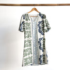 Puff Sleeve Shift Dress - Liberte - 40294