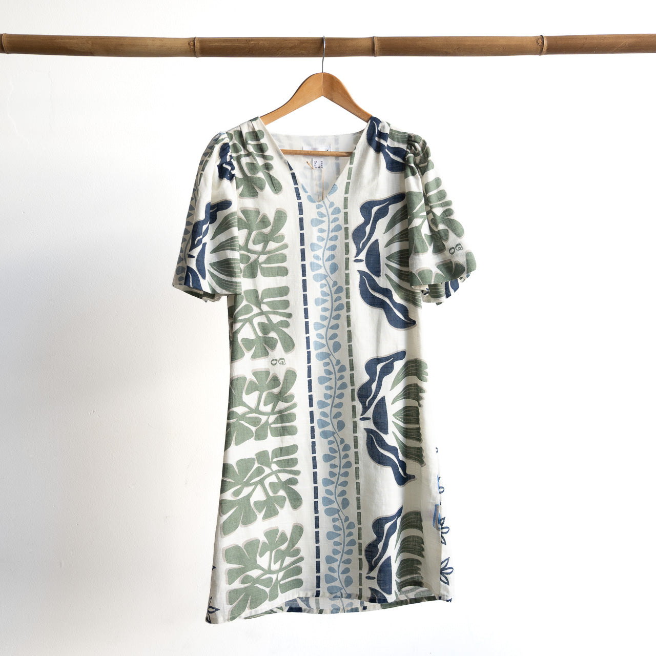 Puff Sleeve Shift Dress - Liberte - 40294