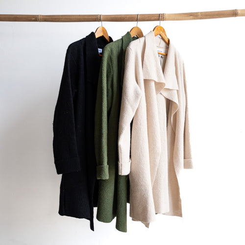 Pure Merino Wool Waterfall Jacket by Orientique Australia - 1337