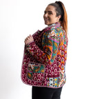 Quilted Reversible Button-Up Jacket by Orientique - Prato - 62778