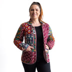 Quilted Reversible Button-Up Jacket by Orientique - Prato - 62778