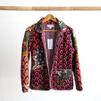 Quilted Reversible Button-Up Jacket by Orientique - Prato - 62778