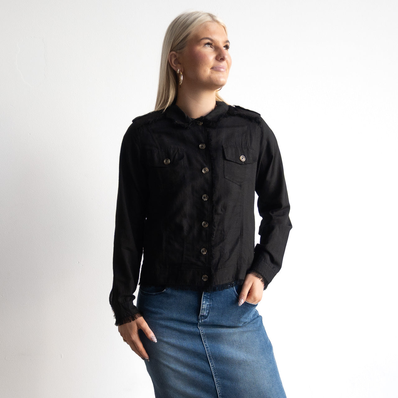 Raw Edge Jacket - 62843