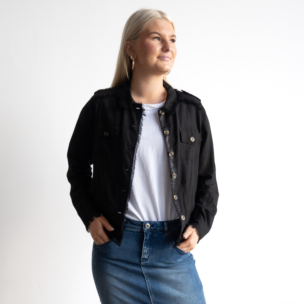 Raw Edge Jacket - 62843