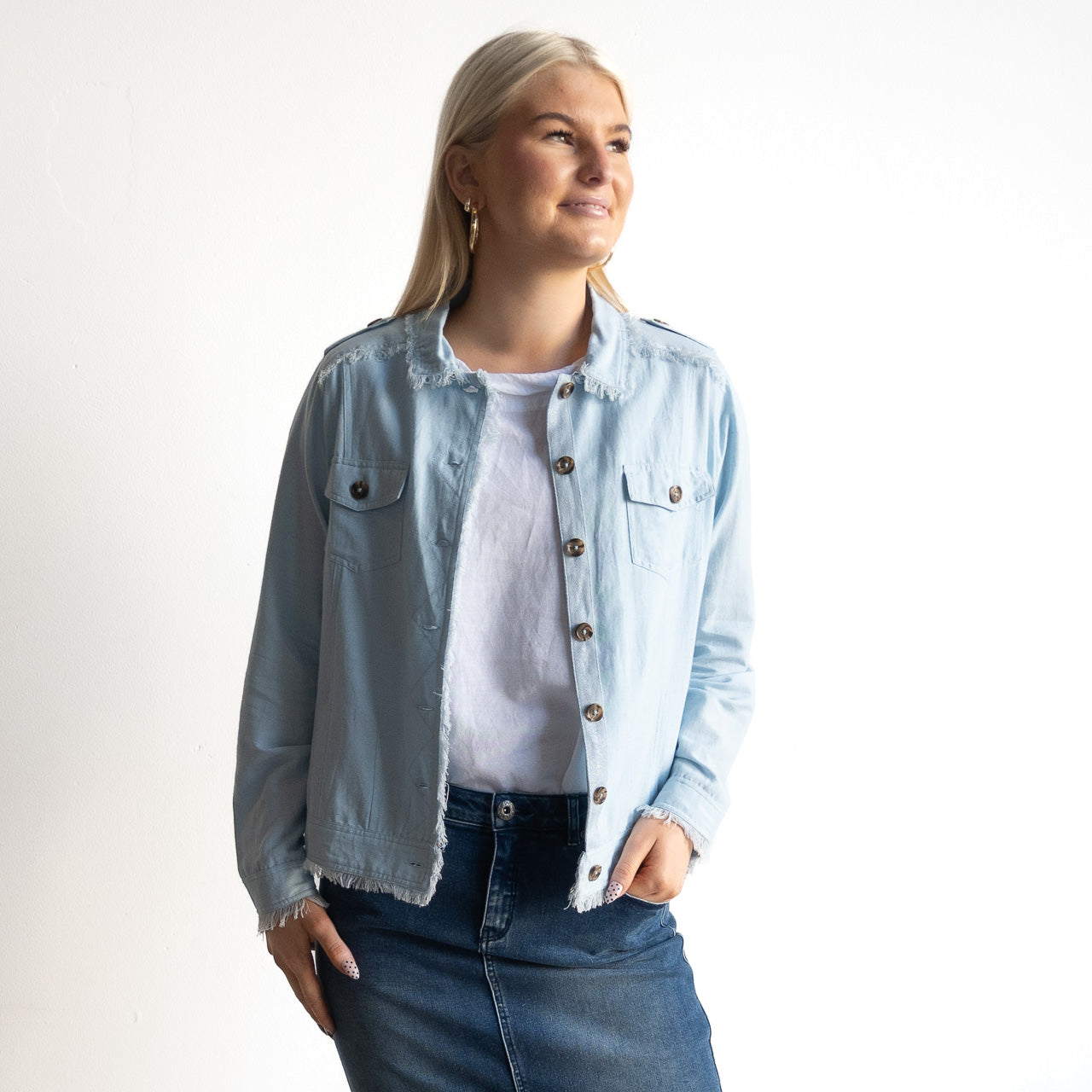 Raw Edge Jacket - 62843