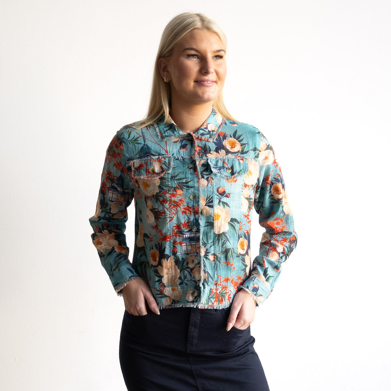 Raw Edge Jacket - Gordes - 23172