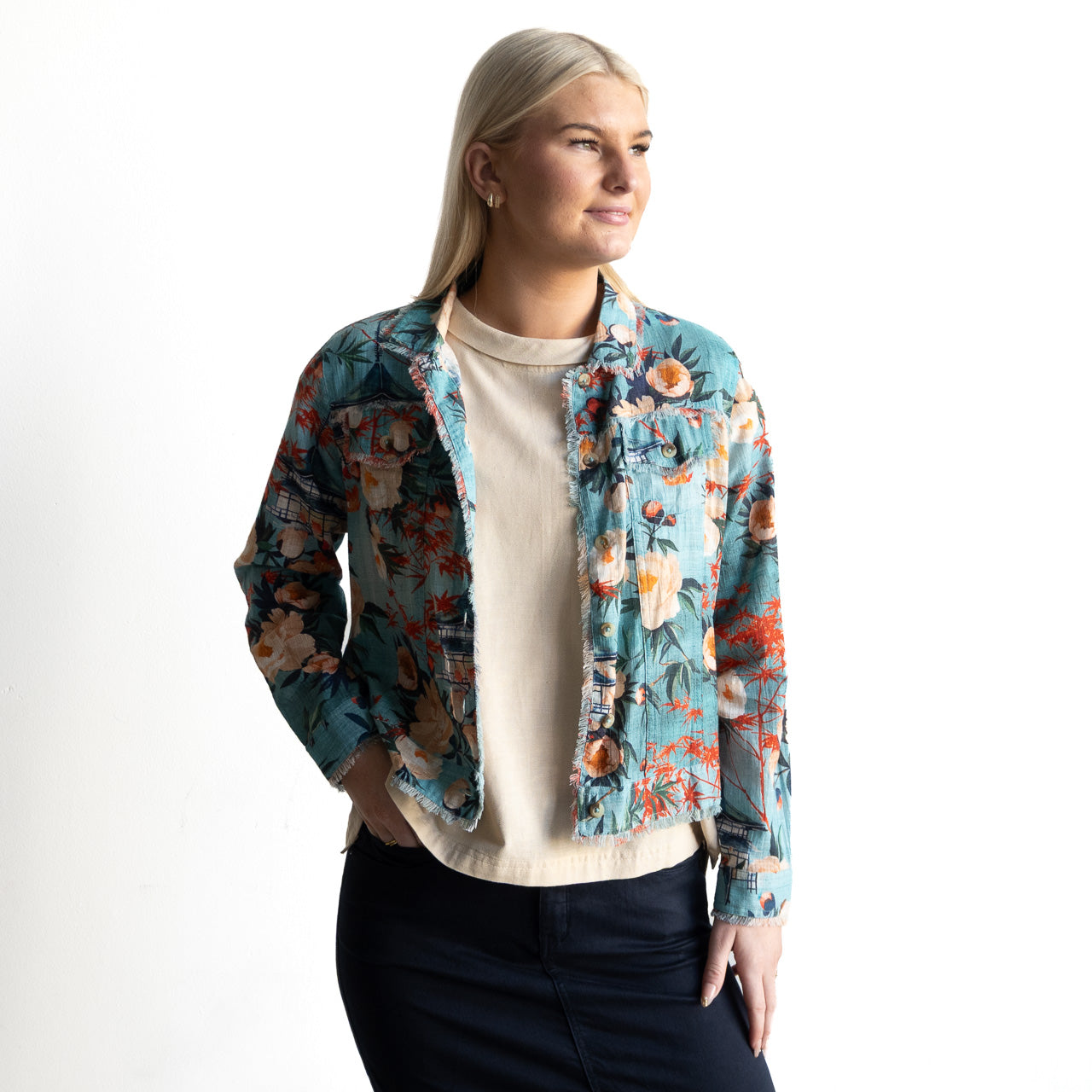 Raw Edge Jacket - Gordes - 23172