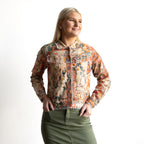 Raw Edge Jacket - Gordes Terracotta - 23171