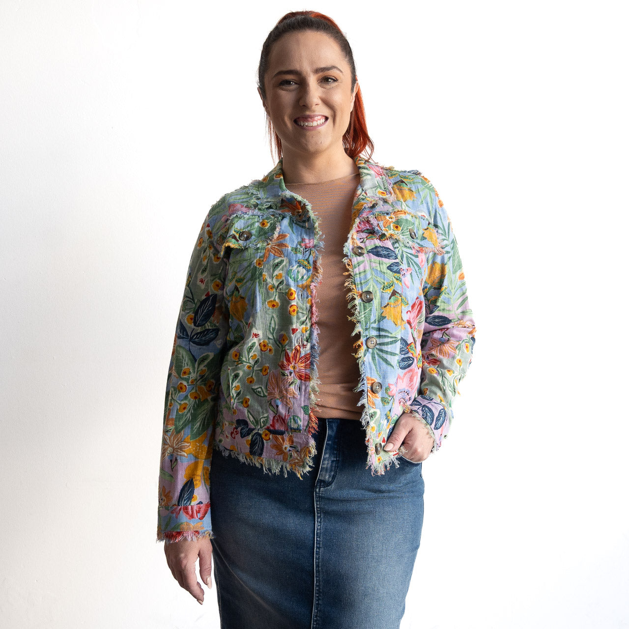 Raw Edge Jacket - Sur Mer - 92188