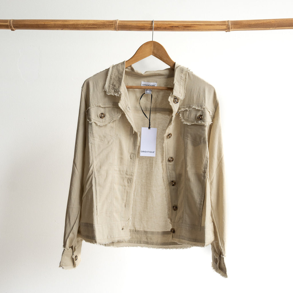 Raw Edge Summer Jacket by Orientique Australia - 62770