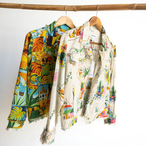 Raw Edge Summer Jacket by Orientique Australia - Guatemala - 32439M