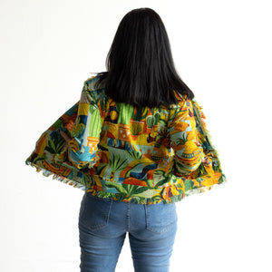 Raw Edge Summer Jacket by Orientique Australia - Guatemala - 32439M