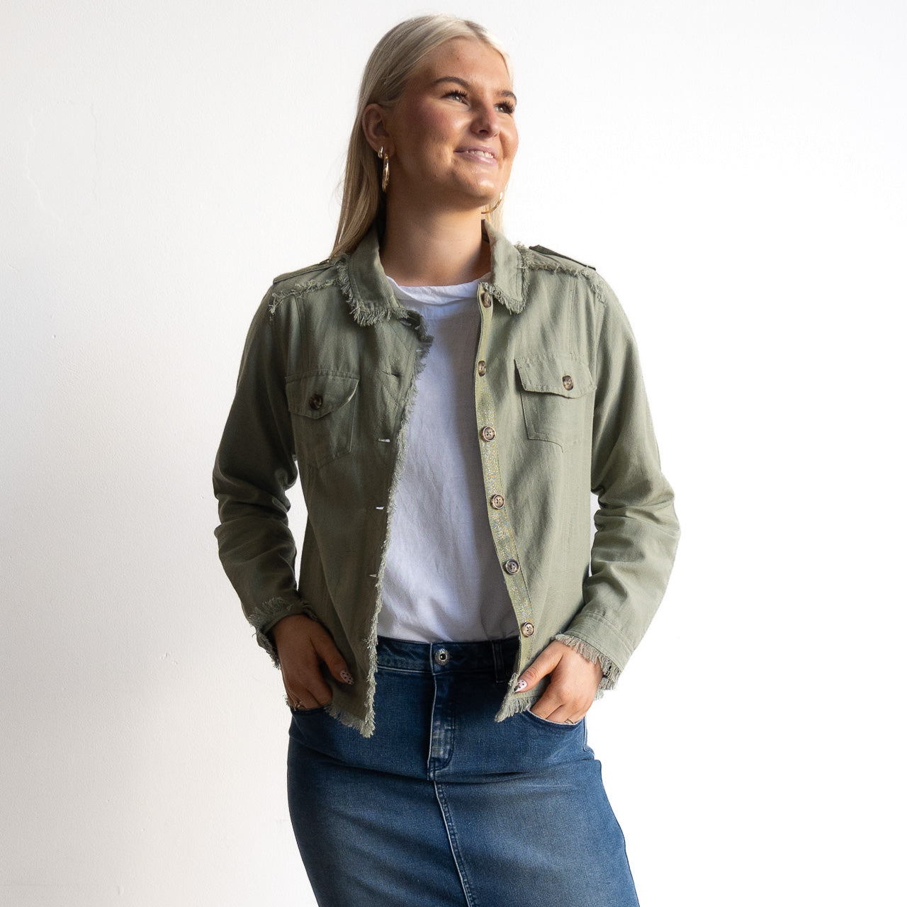 Raw Edge Jacket - 62843