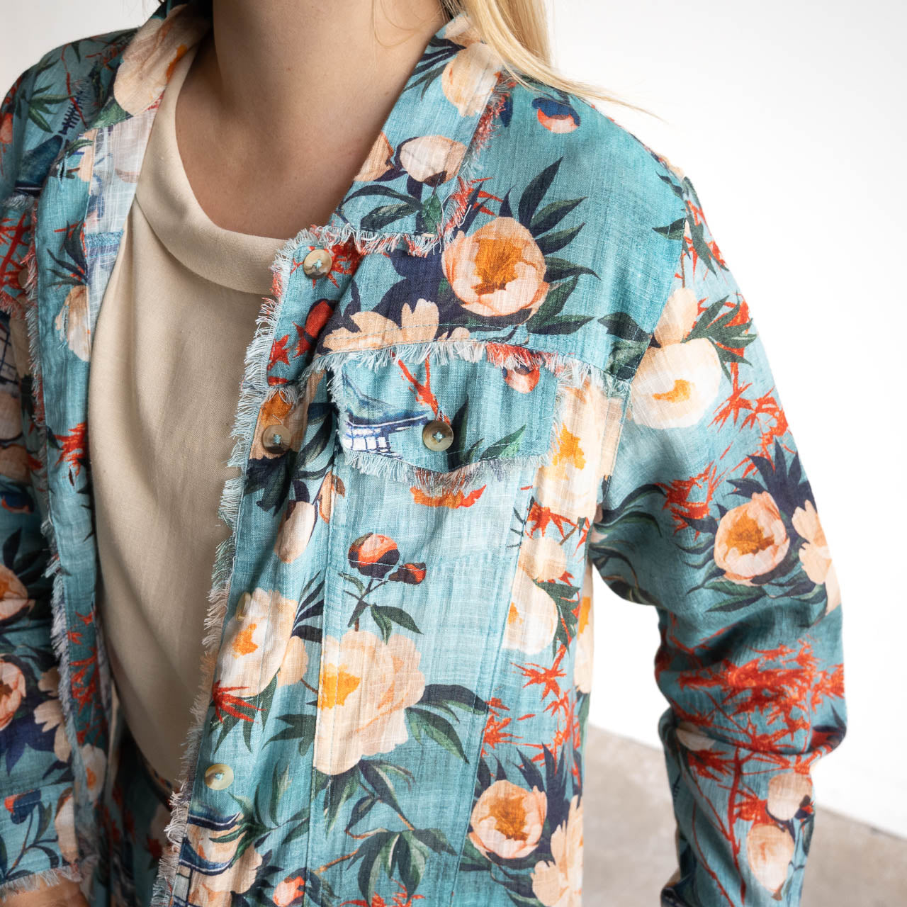 Raw Edge Jacket - Gordes - 23172