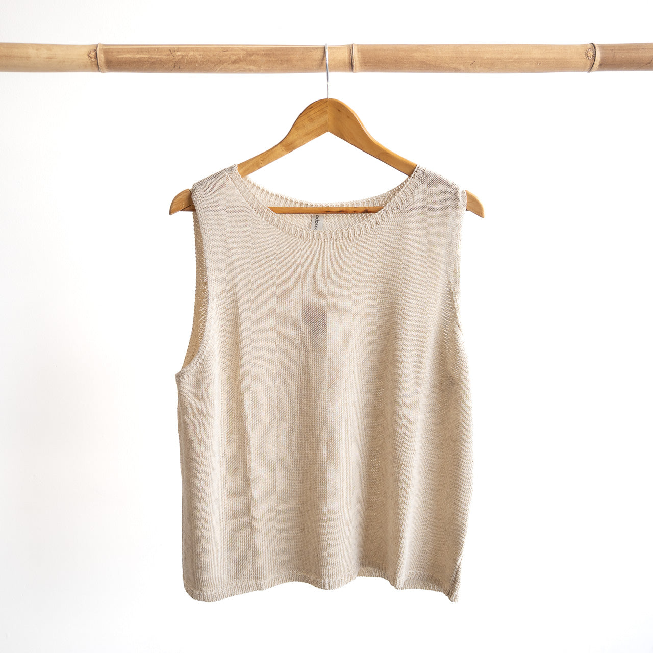 Relaxed Sleeveless Knit Top