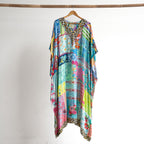 Resort Kaftan Maxi Dress - Collage - 82004