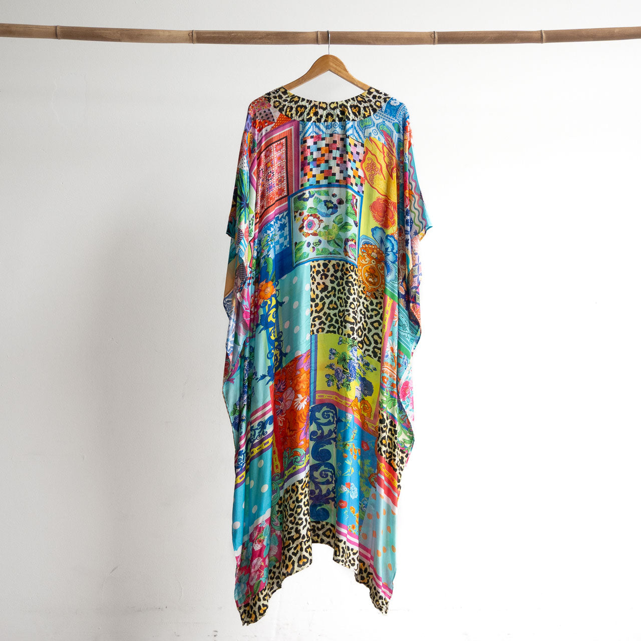 Resort Kaftan Maxi Dress - Collage - 82004