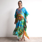 Resort Kaftan Maxi Dress - Island Life - 82004
