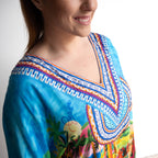 Resort Kaftan Maxi Dress - Island Life - 82004