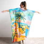 Resort Kaftan Maxi Dress - Island Life - 82004