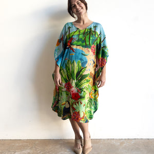 Resort Kaftan Midi Dress by Escape - Skye - 32379