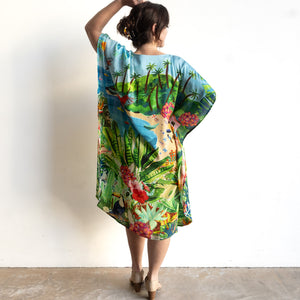 Resort Kaftan Midi Dress by Escape - Skye - 32379