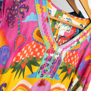 Resort Kaftan Midi Dress by Escape - Briana - 32421