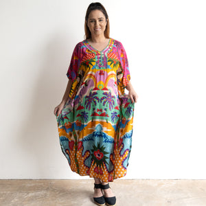 Resort Kaftan Midi Dress by Escape - Briana - 32421