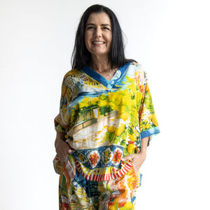 Kaftan Top by Orientique Australia - Amalfi - 32444