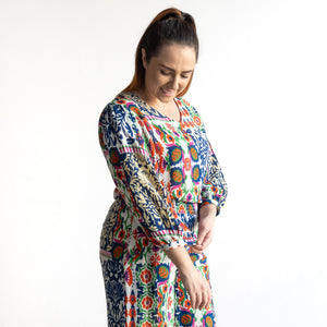 Poet Blouse by Orientique Australia - Buzios - 32451