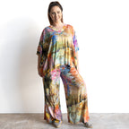 Silky Boxy Top by Orientique Australia - Scenic - 72567
