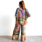 Silky Boxy Top by Orientique Australia - Scenic - 72567
